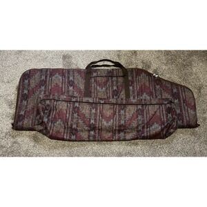 Vintage 1980's Allen Co. Model 602 Aztec Classic Large Bow Case, USA, 54"x18"